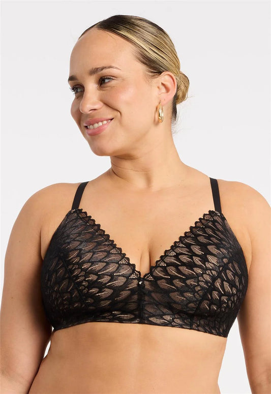 Lacy Wire-Free Bra