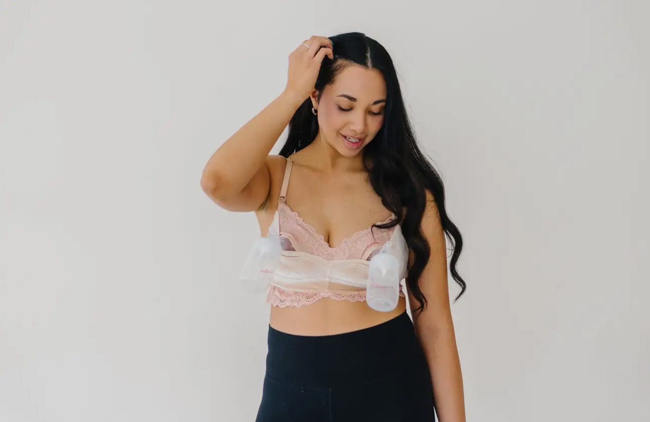 Jolie Luxe Hands-Free Pumping & Nursing Bra