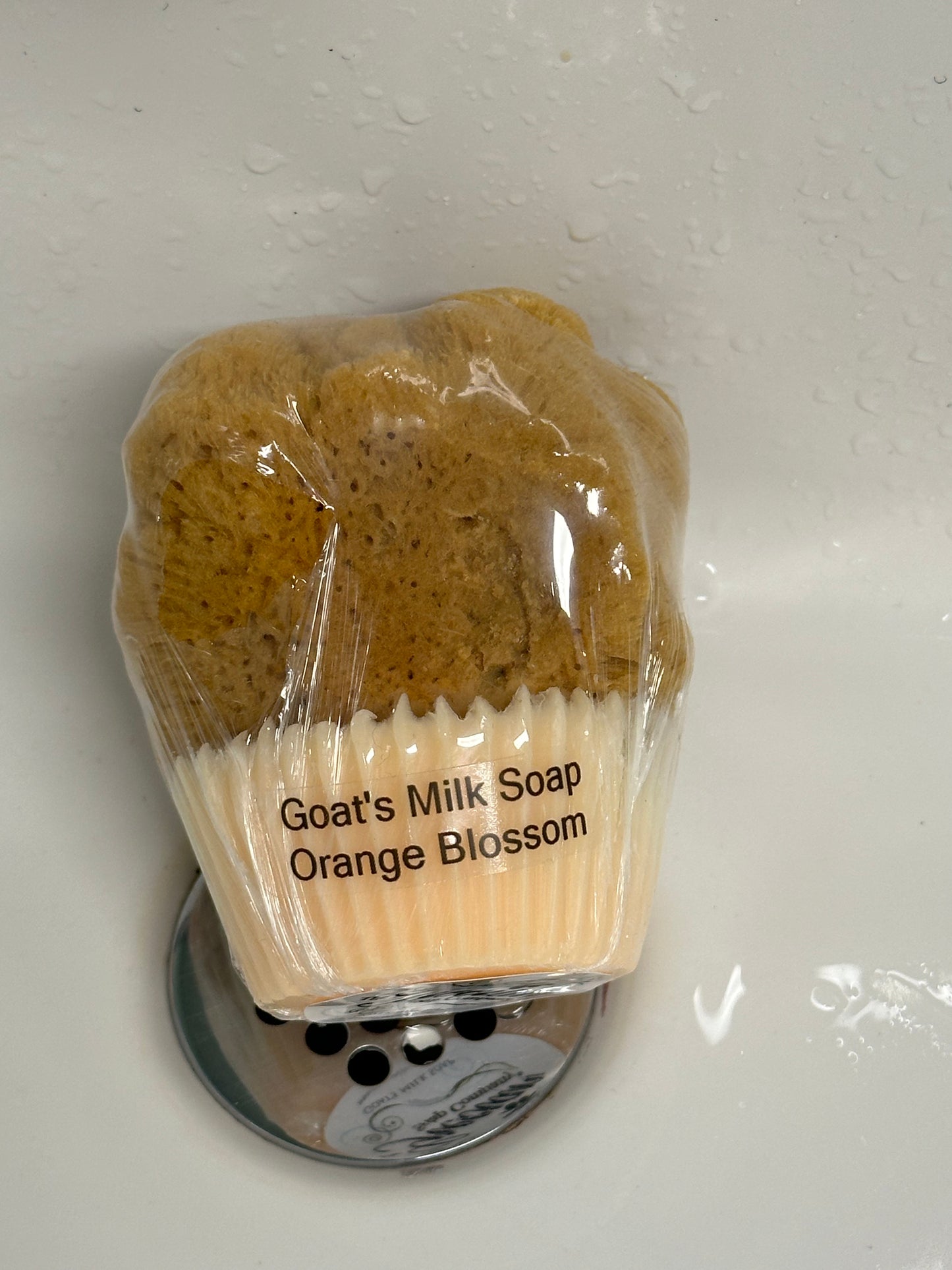 Handmade Goatmilk Soap with Natural Sea Sponge