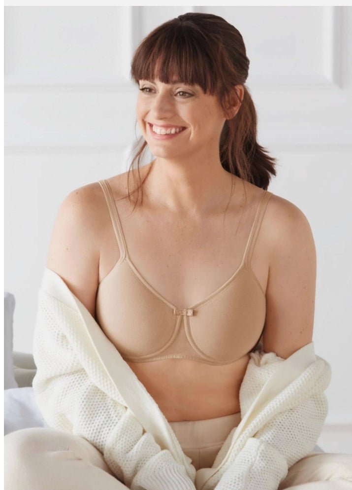 Amoena - Lara Cotton Padded Wire - Free Post Mastectomy Bra 44673 - Bambolina’s Boutique