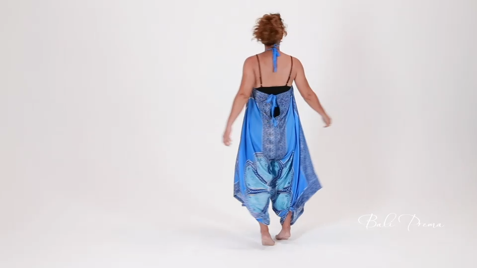 Women's Gypsy Batik Harem Multi-Way Jumpsuit