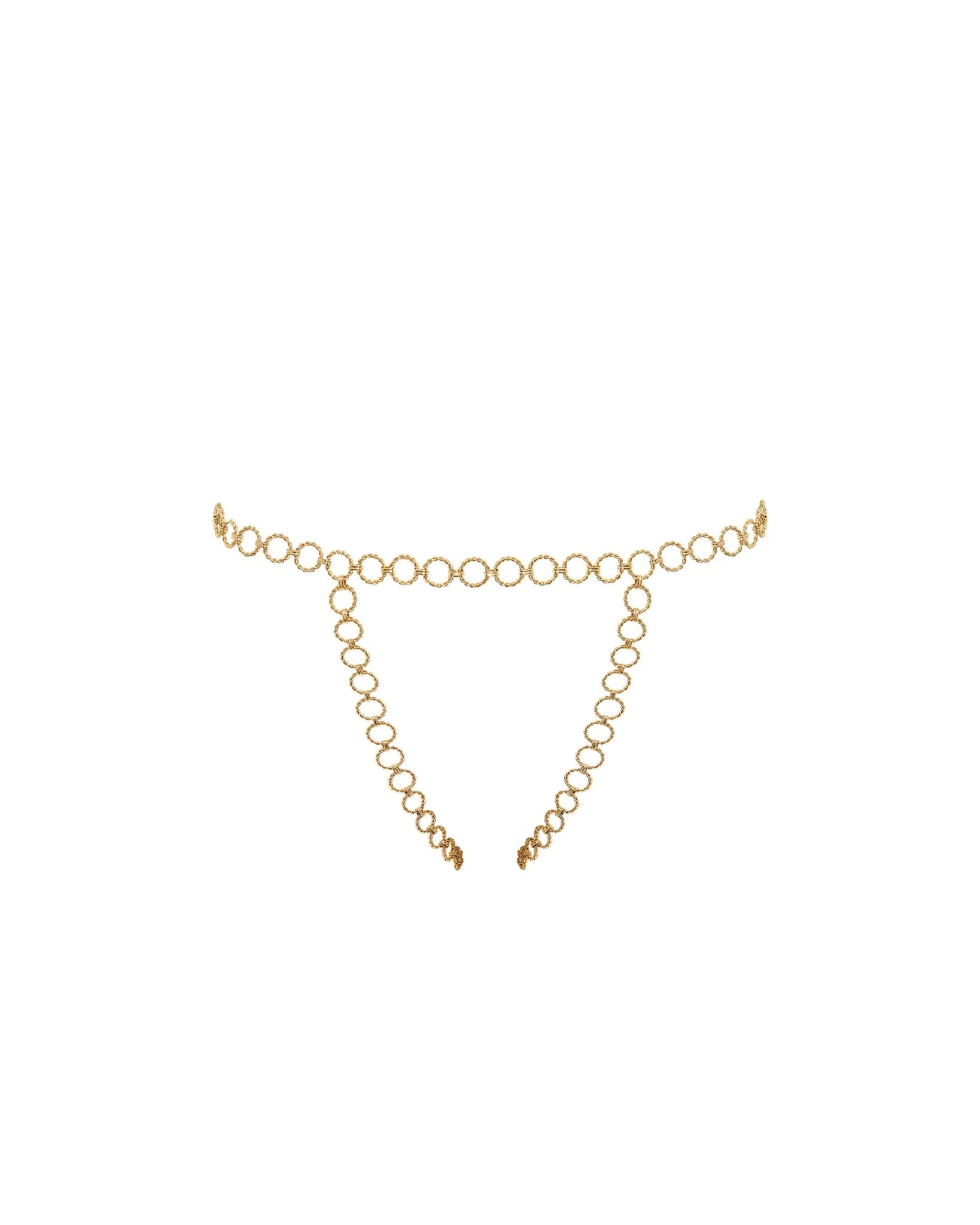 Bluebella - Vida Ouvert Brief Panty Gold Chain - Bambolina’s Boutique