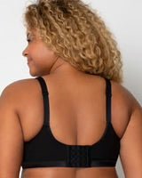 Curvy Couture - Cotton Luxe Front And Back Close Wireless Bra 1416 - Bambolina’s Boutique