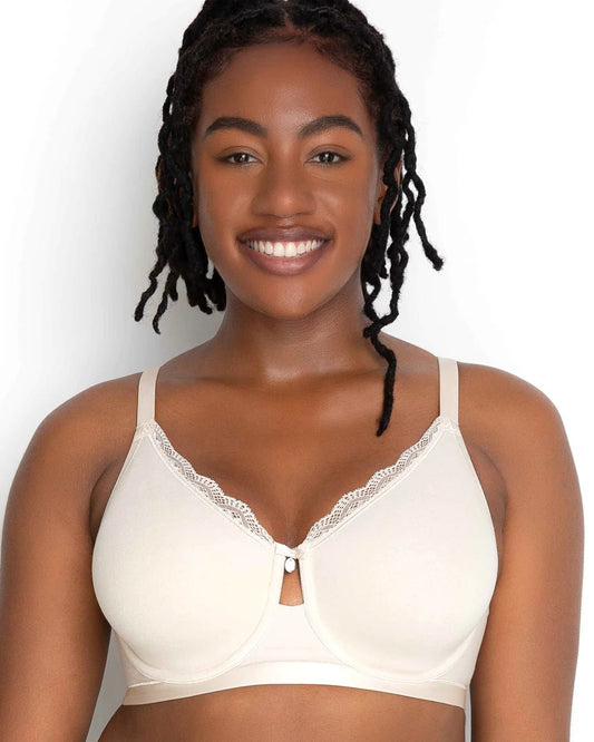 Curvy Couture - Cotton Luxe Unlined Underwire Wired Bra 1291 - Bambolina’s Boutique