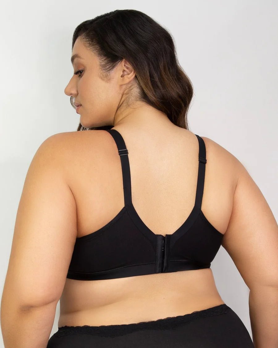 Curvy Couture - Cotton Luxe Unlined Wireless Wire Free Bra 1010 - Bambolina’s Boutique