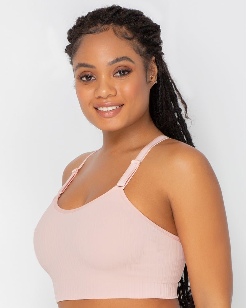 Curvy Couture Smooth Seamless Comfort Wireless Longline Bra 1332 - Bambolina’s Boutique