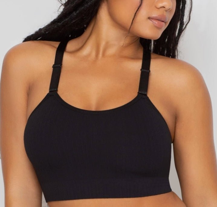 Curvy Couture Smooth Seamless Comfort Wireless Longline Bra 1332 - Bambolina’s Boutique