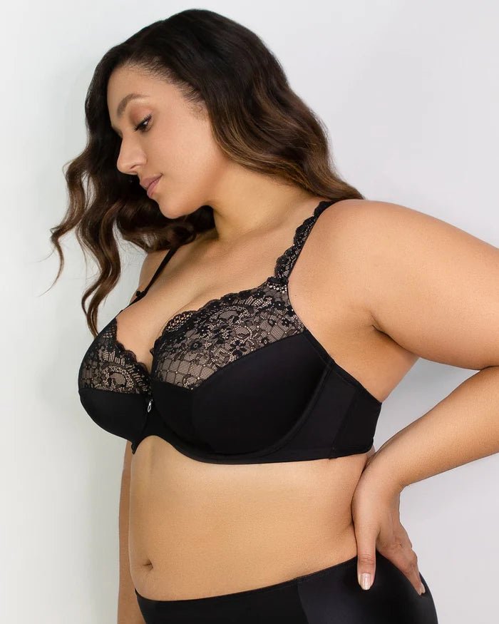 Curvy Couture - Tulip Lace Push Up 1017 - Bambolina’s Boutique