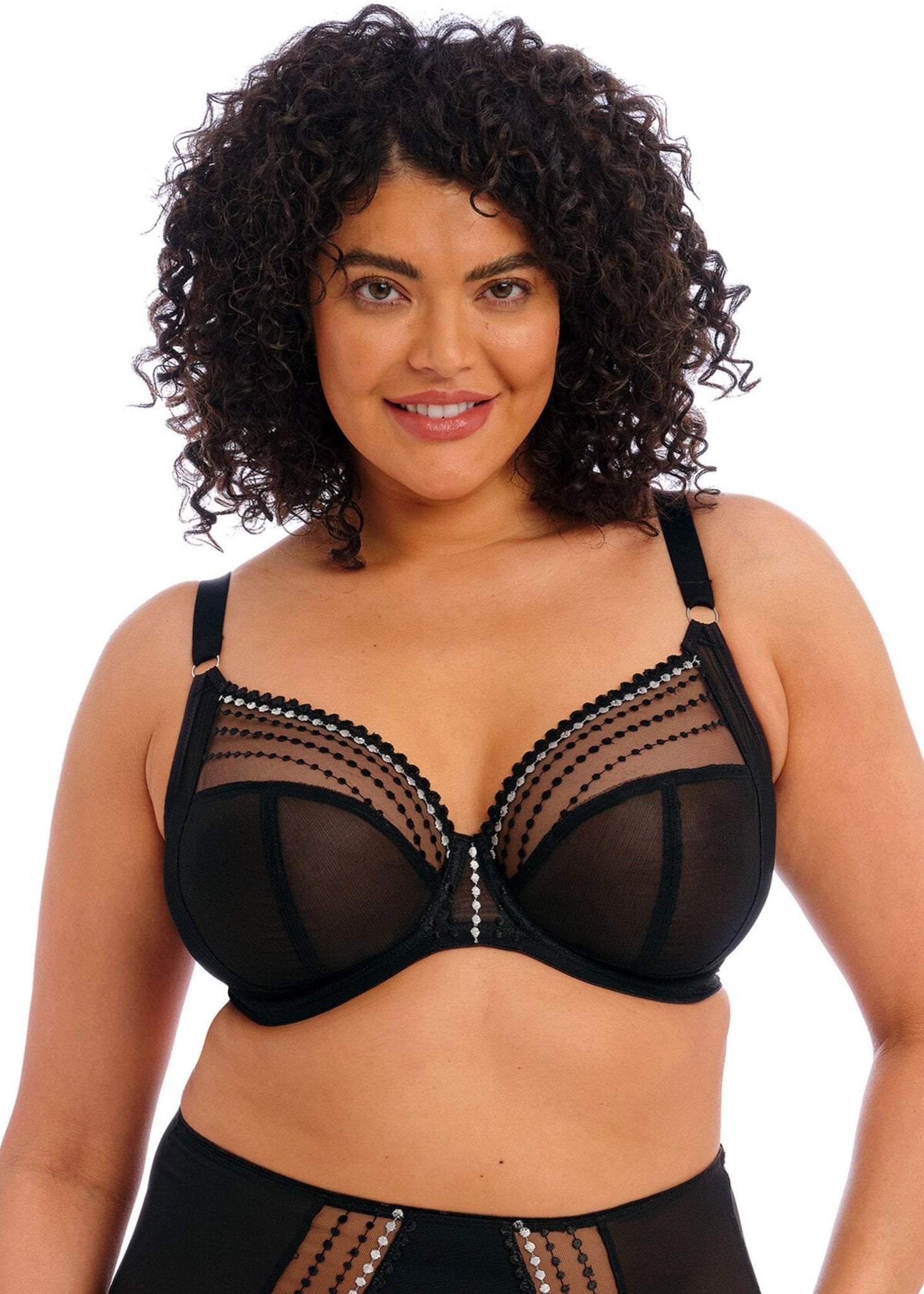 Elomi Matilda Full Coverage Sheer Plunge Bra - Bambolina’s Boutique