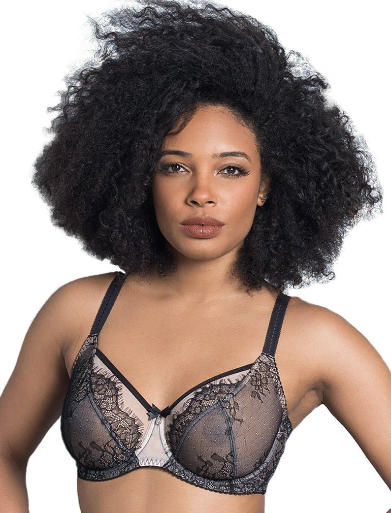 Fit Fully Yours - Ava See - Thru Lace Wired Unlined Bra B2382 - Bambolina’s Boutique