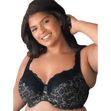 Fit Fully Yours - Serena Lace Lined Wired Bra B2761 Black Leopard - Bambolina’s Boutique