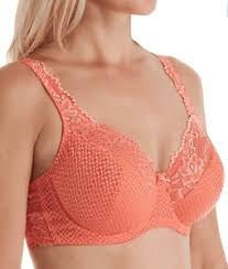 Fit Fully Yours - Serena Lace Lined Wired Bra B2761 Fusion Coral - Bambolina’s Boutique