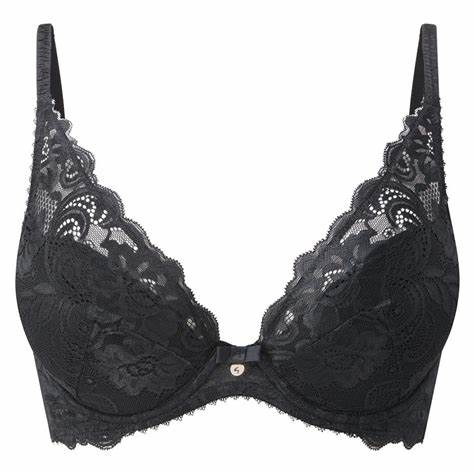 Gossard - Gypsy High Apex Plunge Lace Wired Padded Bra 11117 - Bambolina’s Boutique