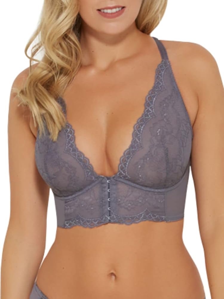 Gossard Superboost Lace - Deep V Bralette - Platinum - Bambolina’s Boutique