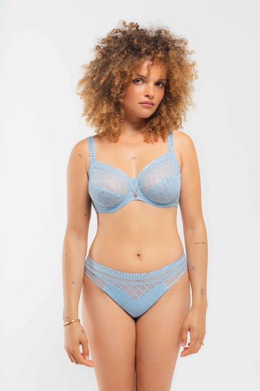 Louisa Bracq - Paco Full Coverage Wired Bra Ice Blue - Bambolina’s Boutique