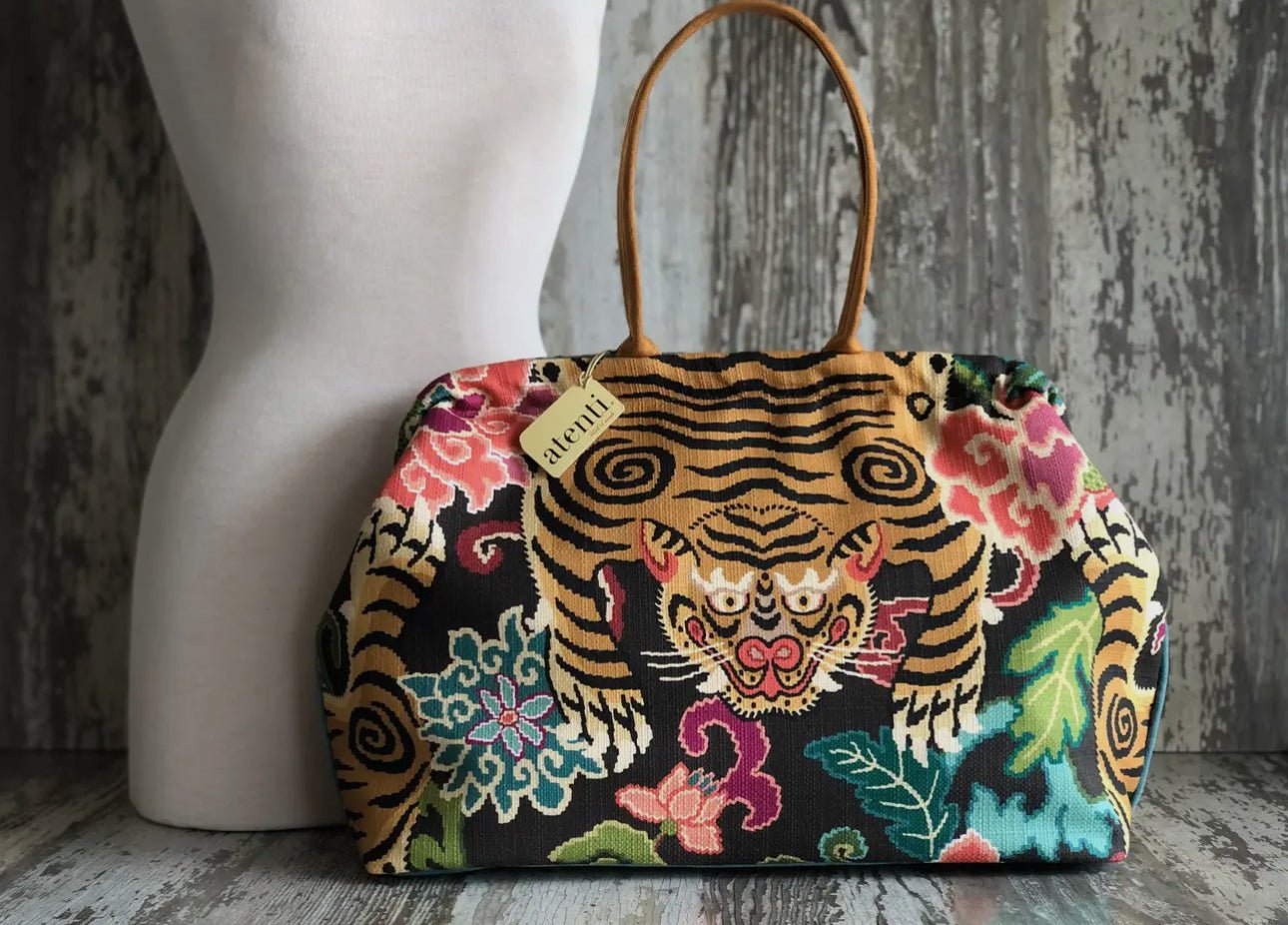 Luxury Overnight Doctor Bag w/ Custom styled Tapestry - Bambolina’s Boutique