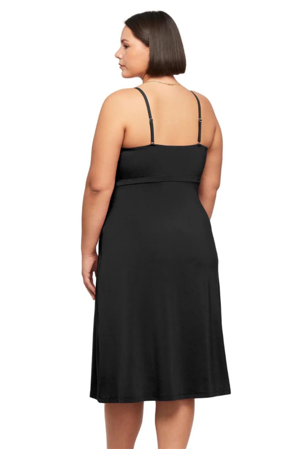 Modal Bust Support Midi Chemise - Montelle 9398 - Bambolina’s Boutique