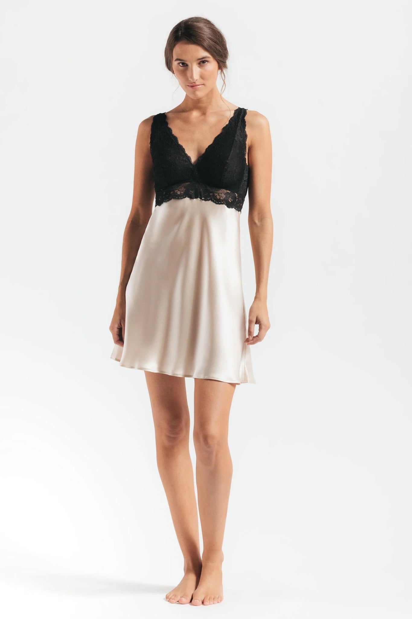 NK IMODE - Morgan Iconic Bust - Support Silk Chemise - Bambolina’s Boutique