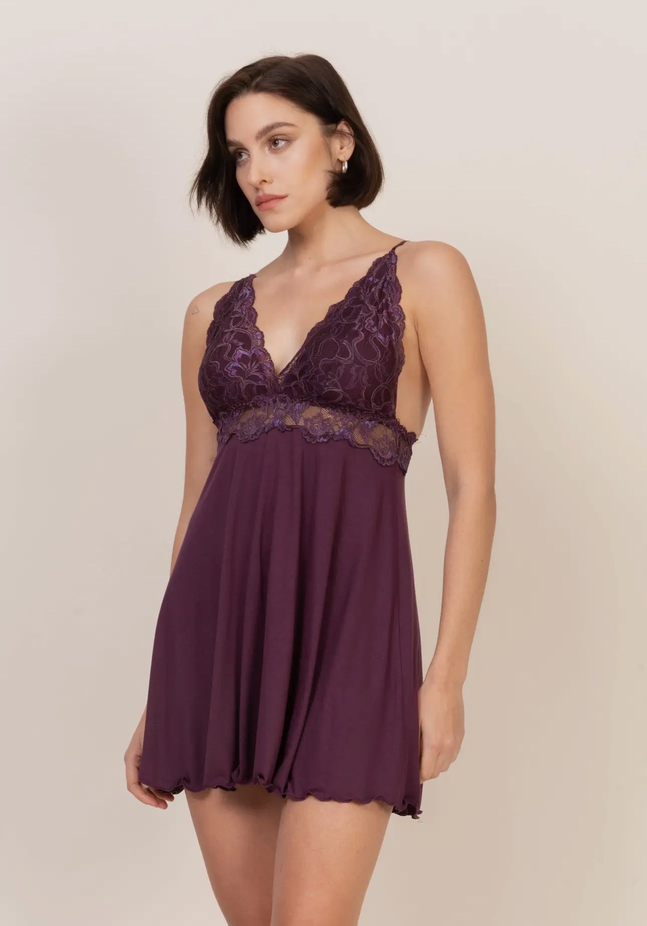 Oh!Zuza European - Made Lace Viscose Chemise/Nightgown - Bambolina’s Boutique