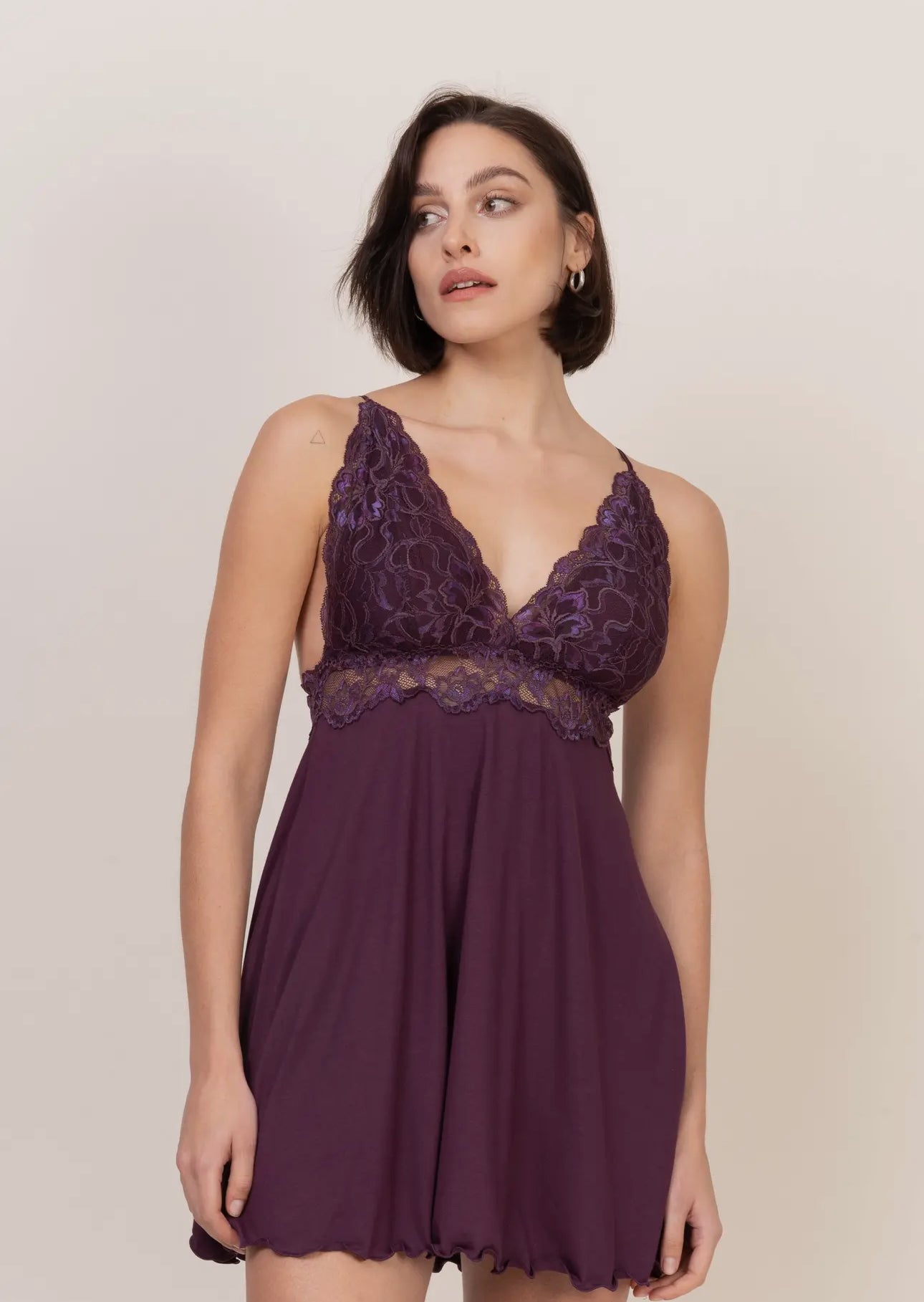 Oh!Zuza European - Made Lace Viscose Chemise/Nightgown - Bambolina’s Boutique