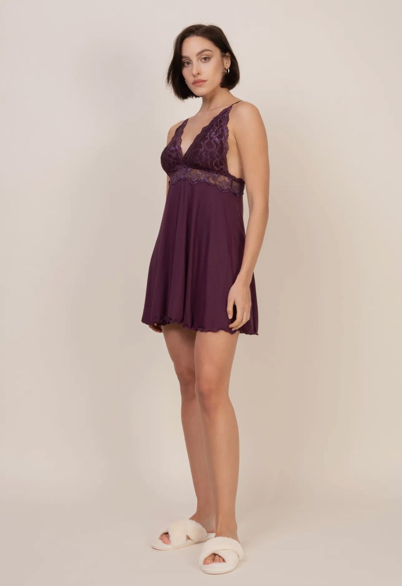 Oh!Zuza European - Made Lace Viscose Chemise/Nightgown - Bambolina’s Boutique