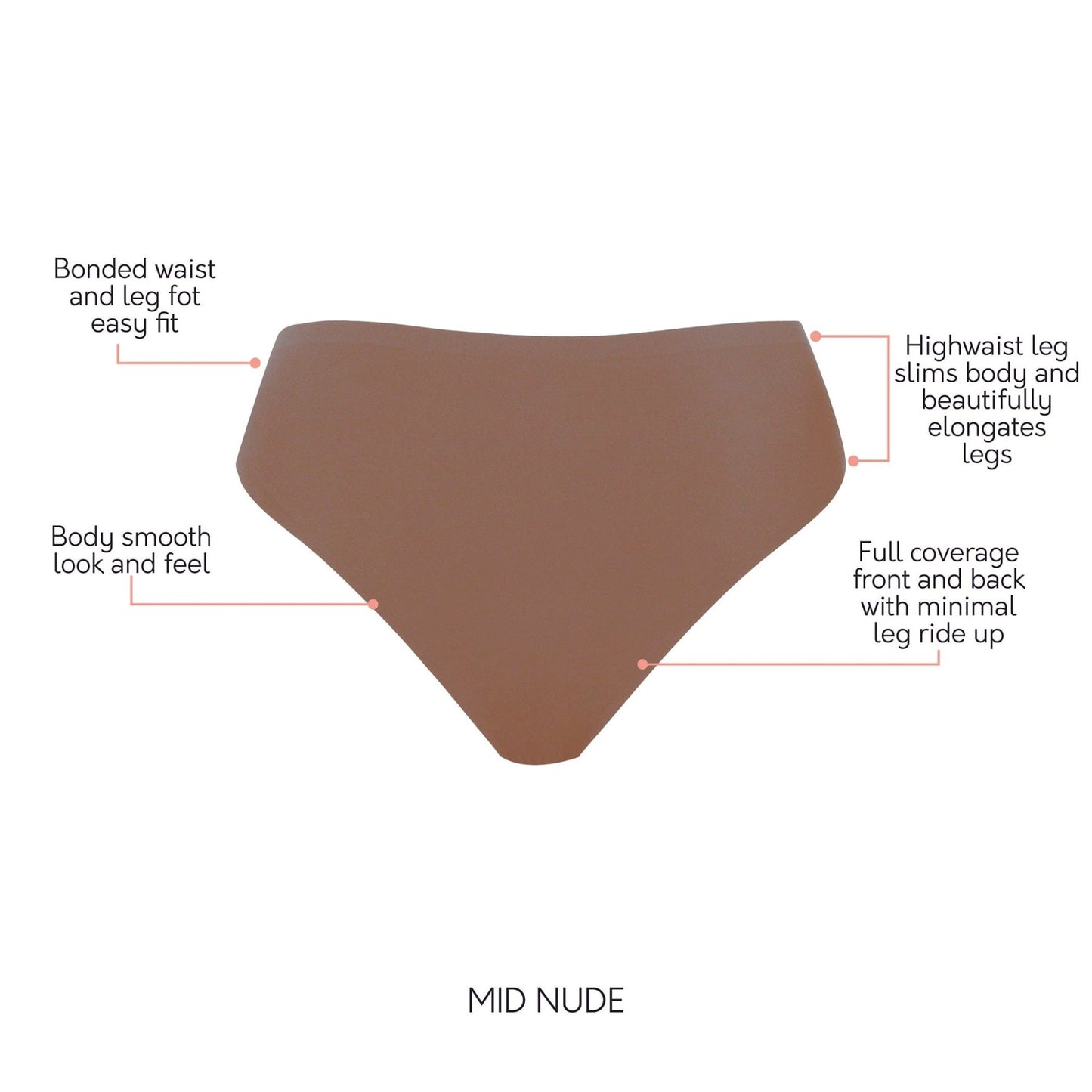 Parfait Bonded French Cut Panties PP5031 - Bambolina’s Boutique