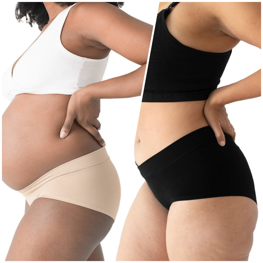 Kindred Bravely Bamboo Maternity & Postpartum Hipster Panties - 2 pack