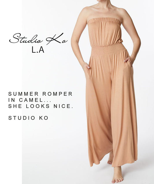 Studio Ko - Bamboo Collection Summer Romper 37BB - Bambolina’s Boutique