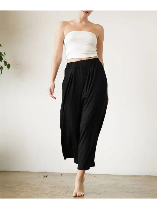 Studio Ko - Bamboo Wide Pants Ankle Length 48BB - Bambolina’s Boutique